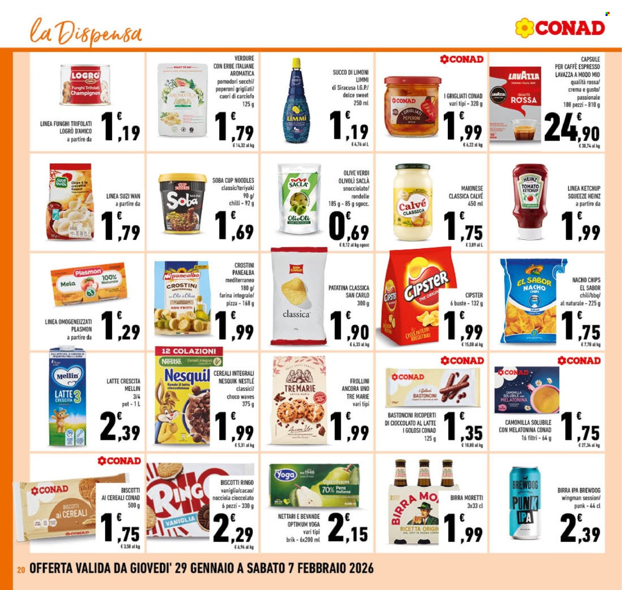 Volantino Conad - 29/1/2026 - 7/2/2026. Pagina 20