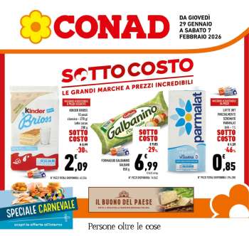 Volantino Conad - 29/1/2026 - 7/2/2026.