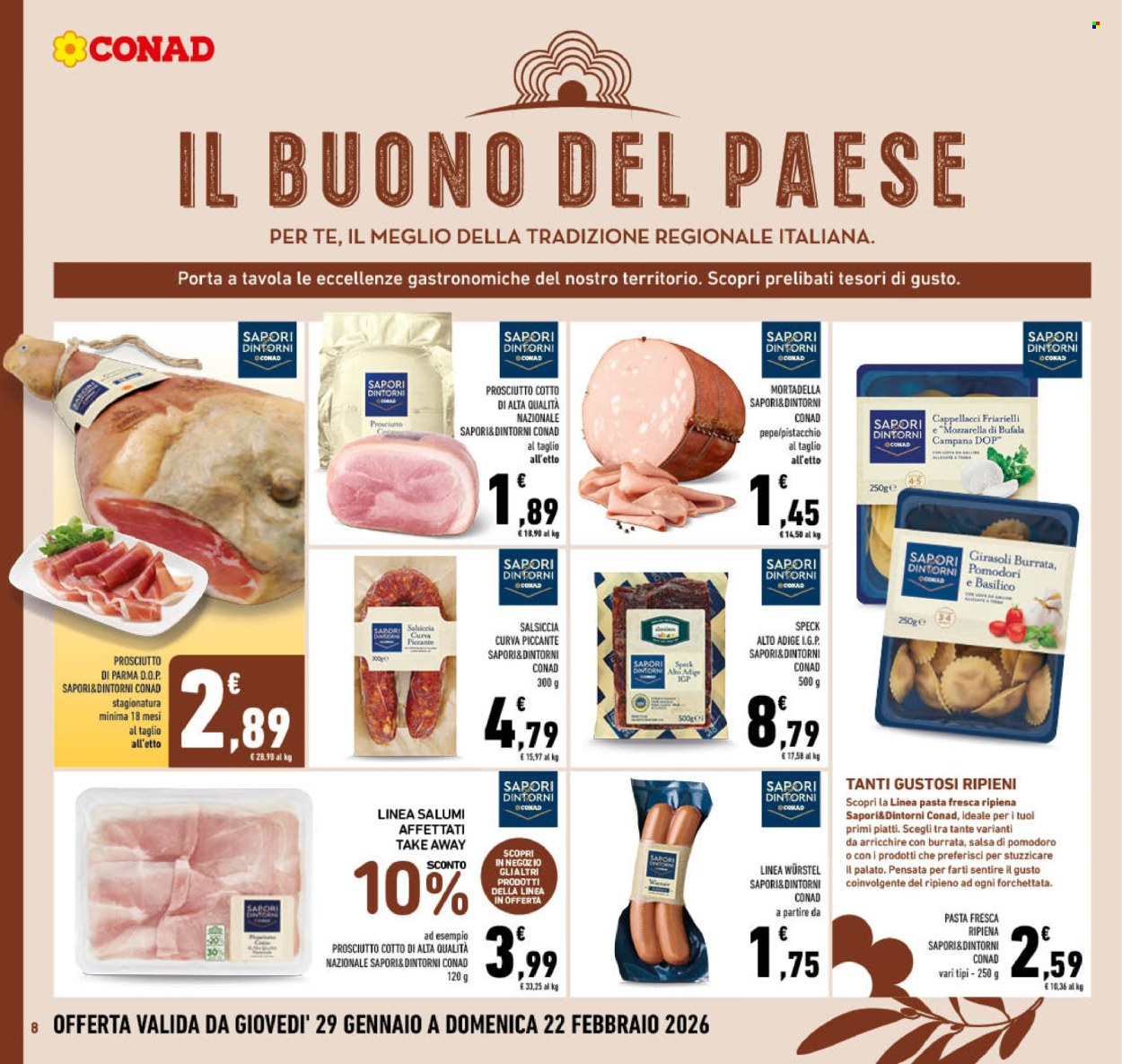 Volantino Conad - 29/1/2026 - 7/2/2026. Pagina 8
