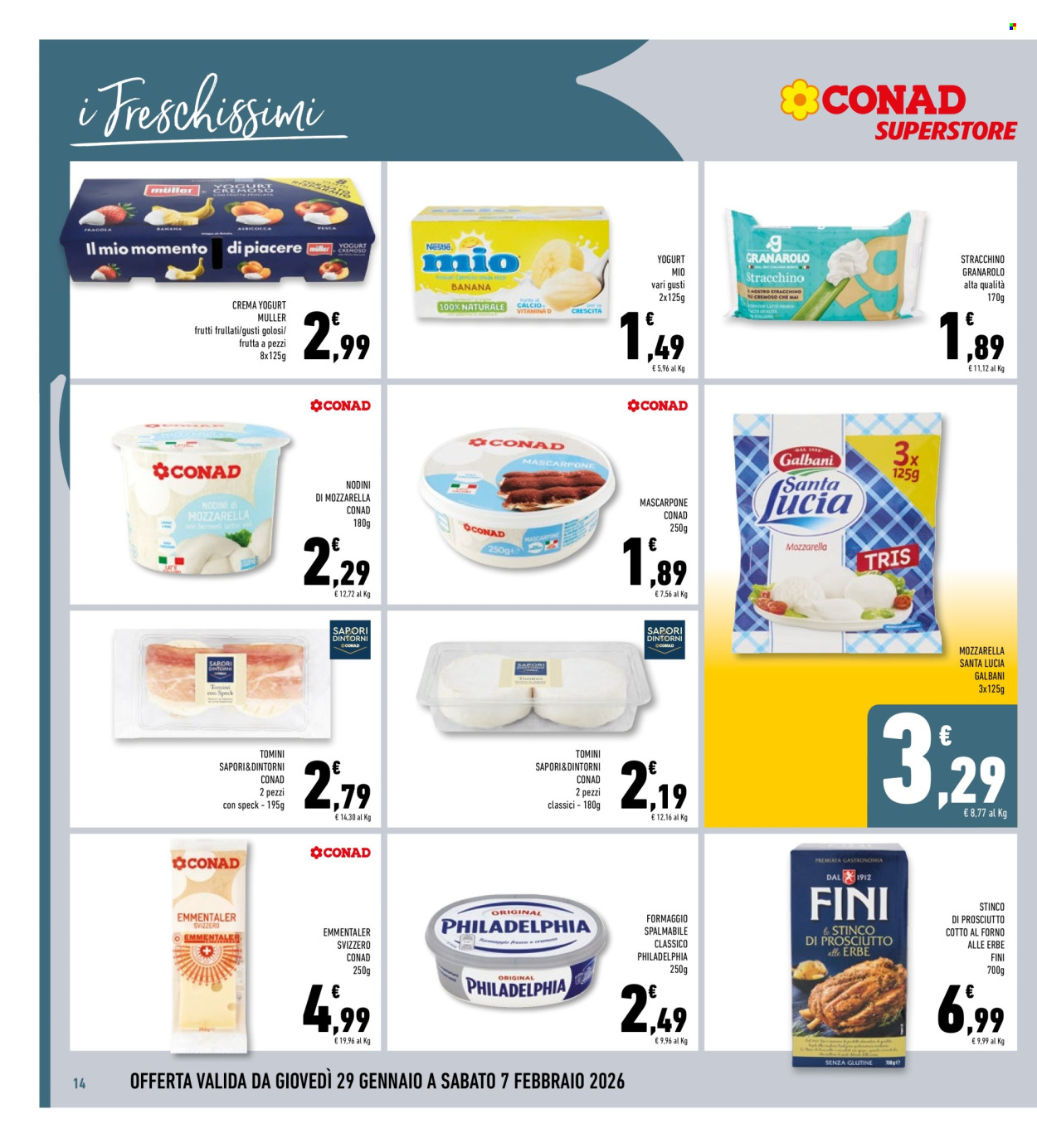 Volantino Conad Superstore - 29/1/2026 - 7/2/2026. Pagina 14