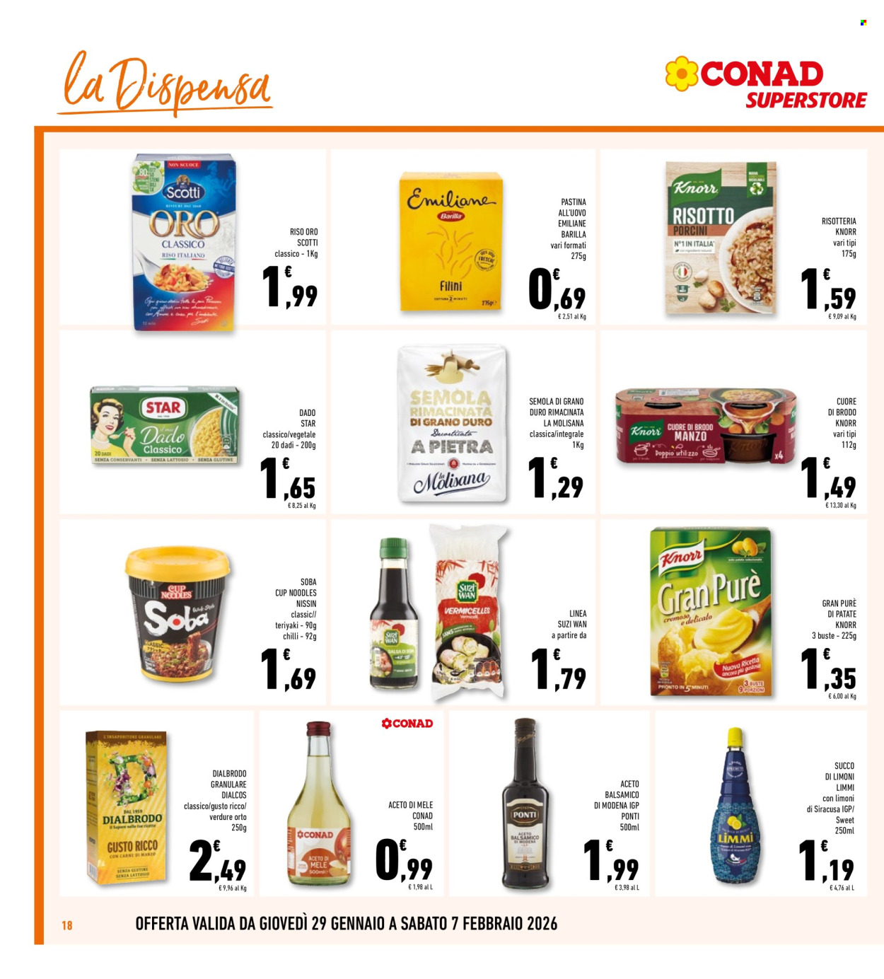 Volantino Conad Superstore - 29/1/2026 - 7/2/2026. Pagina 18