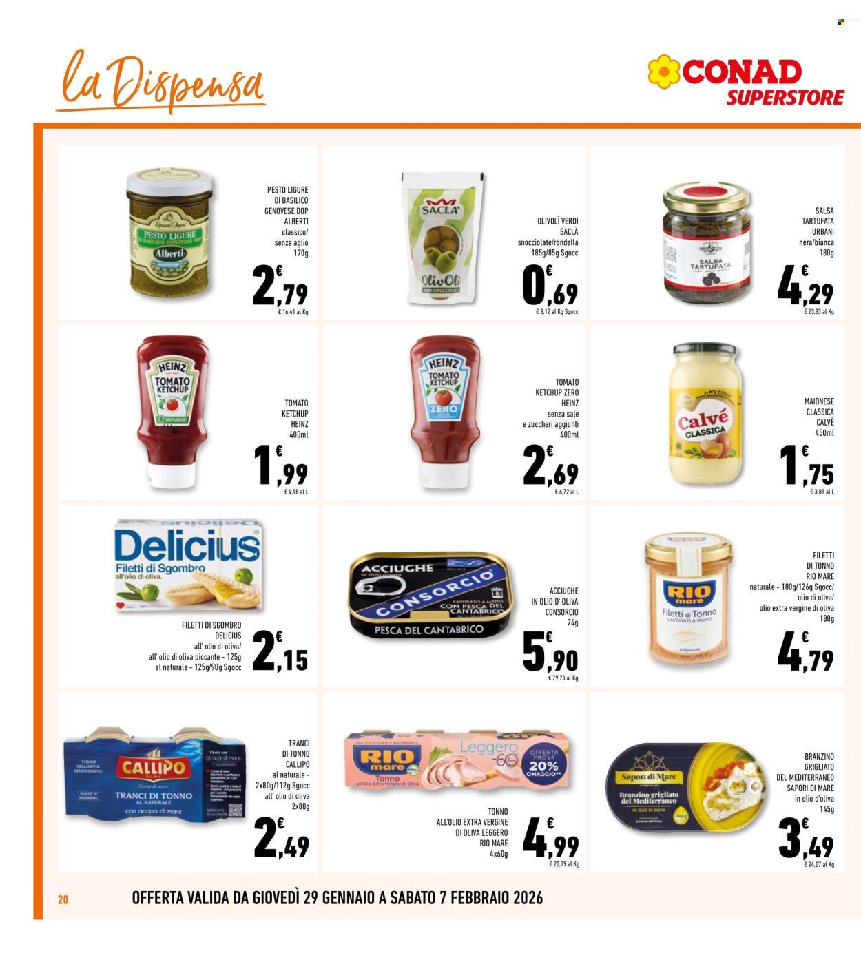 Volantino Conad Superstore - 29/1/2026 - 7/2/2026. Pagina 20