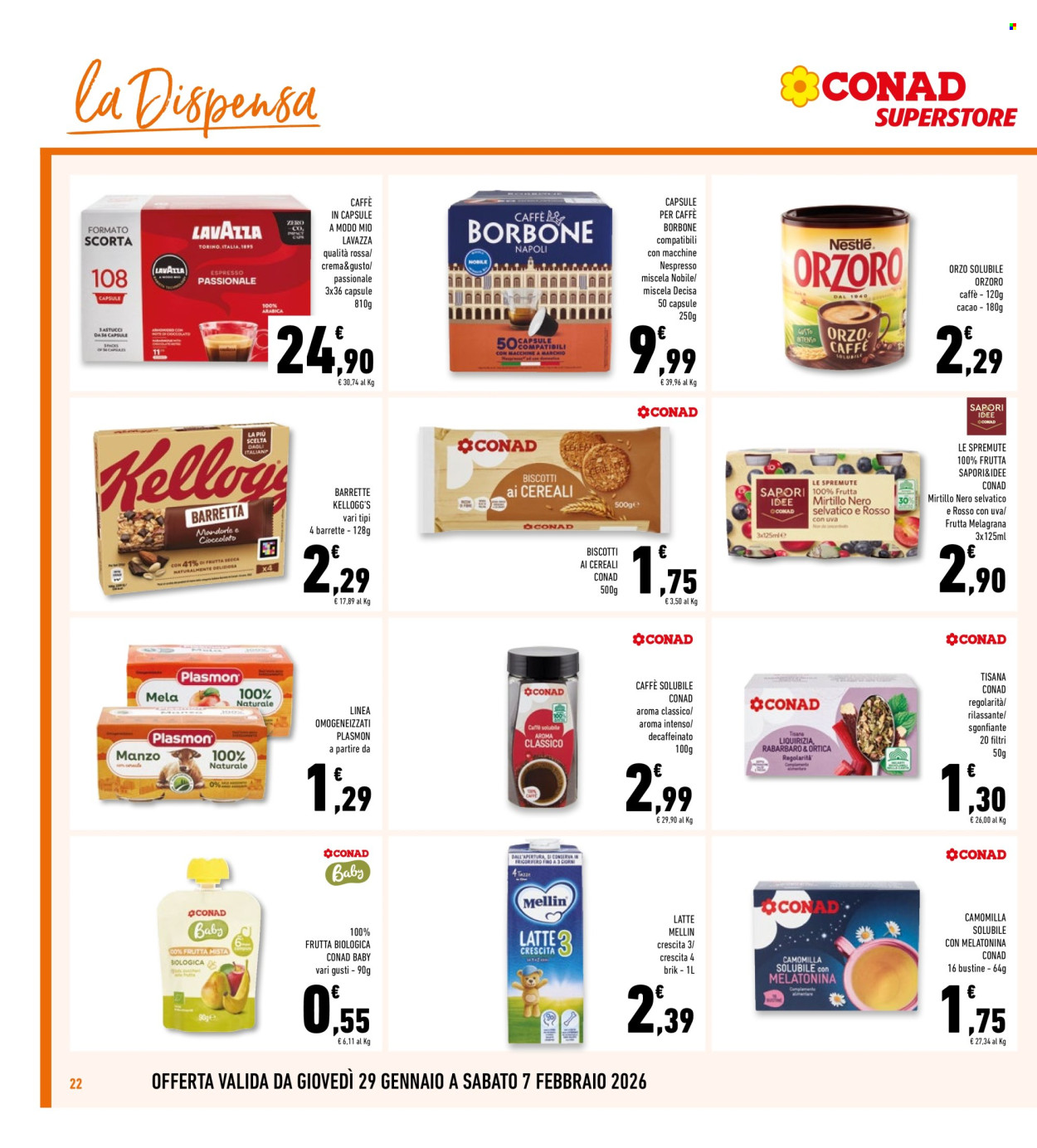 Volantino Conad Superstore - 29/1/2026 - 7/2/2026. Pagina 22