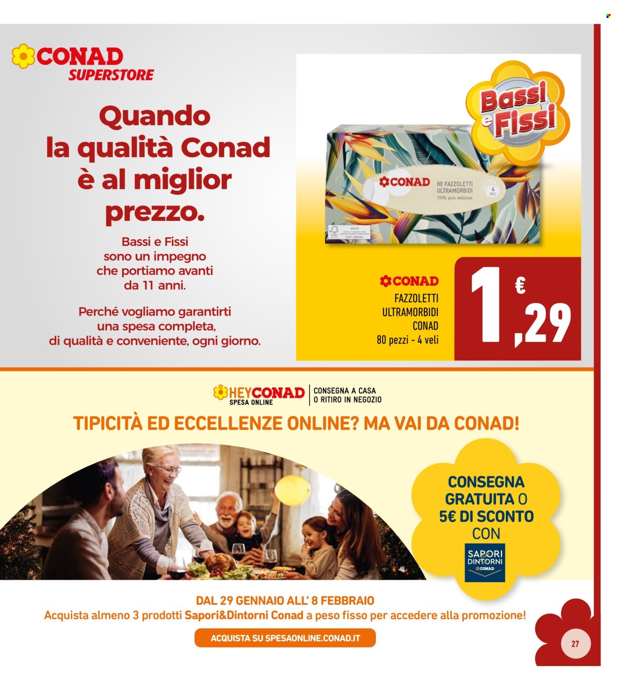 Volantino Conad Superstore - 29/1/2026 - 7/2/2026. Pagina 27