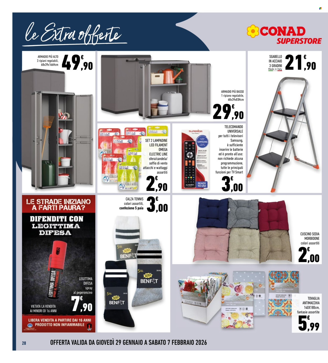 Volantino Conad Superstore - 29/1/2026 - 7/2/2026. Pagina 28