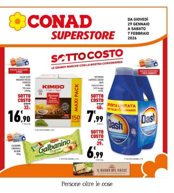 Volantino Conad Superstore - 29/1/2026 - 7/2/2026.
