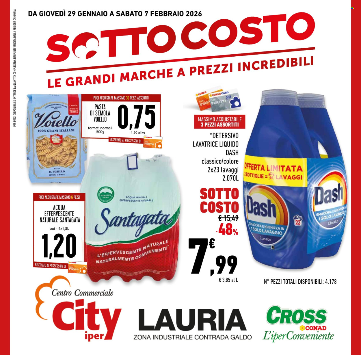 Volantino Conad Superstore - 29/1/2026 - 7/2/2026. Pagina 1