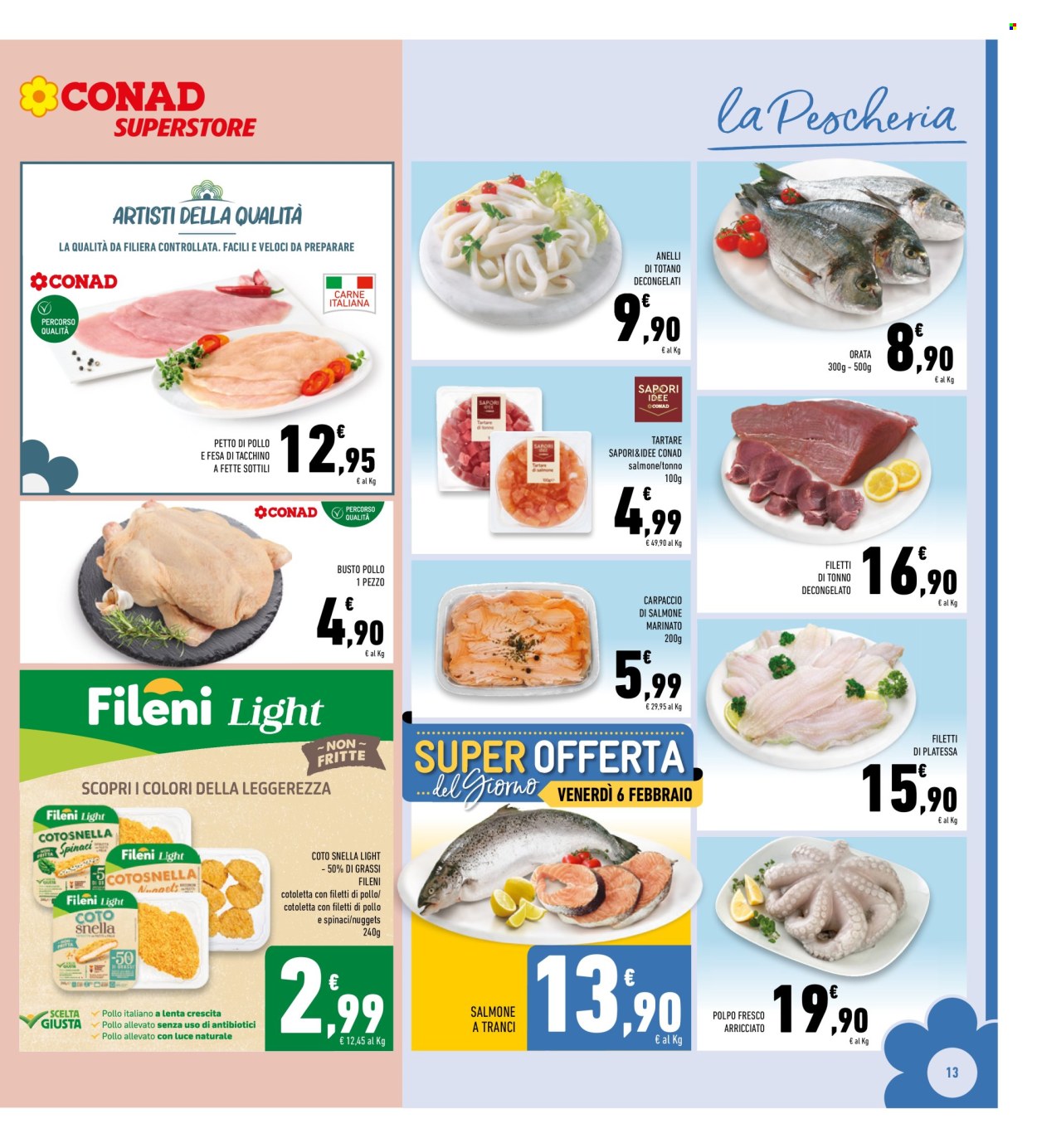 Volantino Conad Superstore - 29/1/2026 - 7/2/2026. Pagina 13