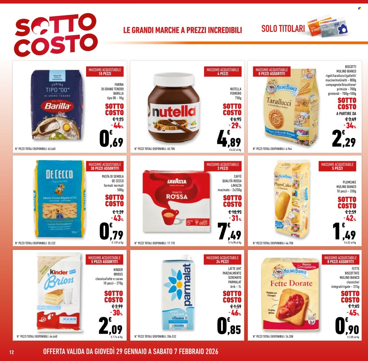 Volantino Conad Superstore - 29/1/2026 - 7/2/2026. Pagina 12