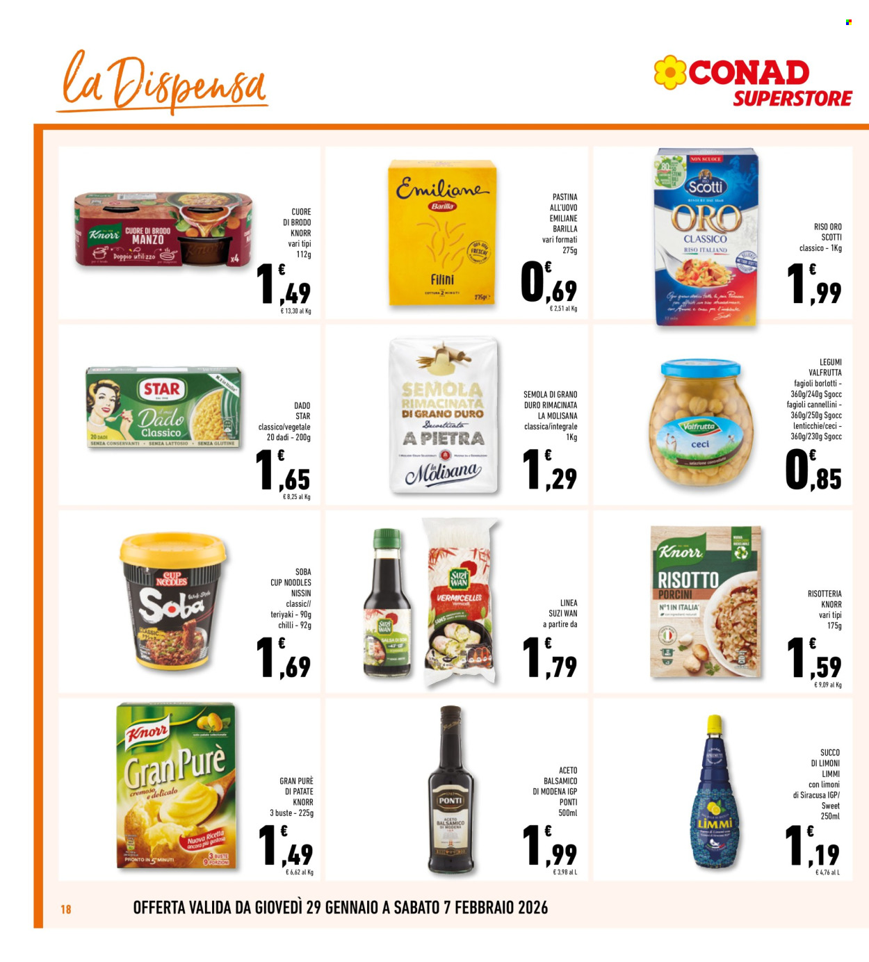 Volantino Conad Superstore - 29/1/2026 - 7/2/2026. Pagina 18