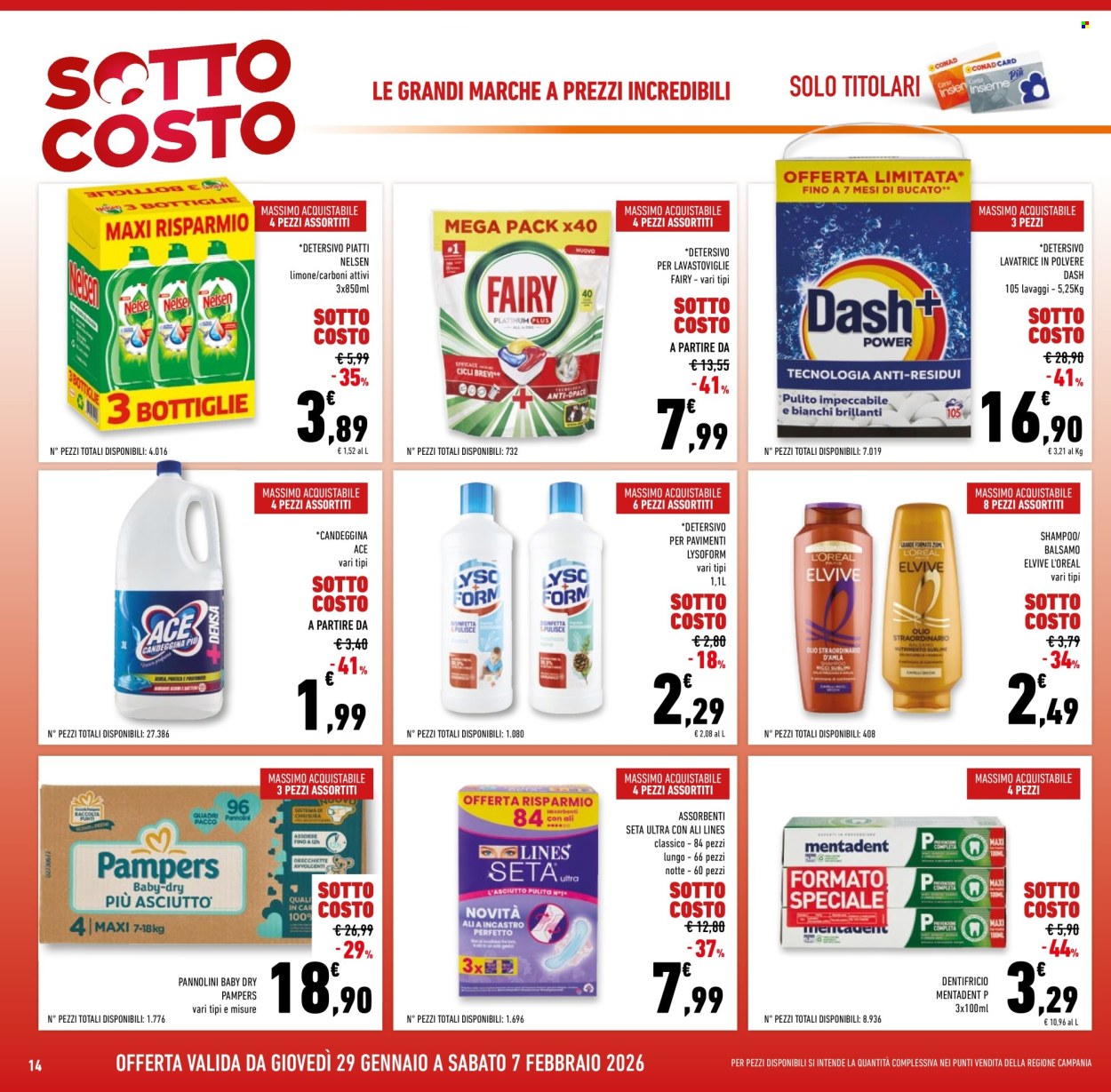 Volantino Conad Superstore - 29/1/2026 - 7/2/2026. Pagina 14