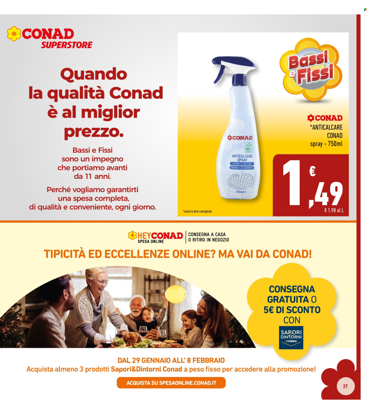 Volantino Conad Superstore - 29/1/2026 - 7/2/2026. Pagina 27