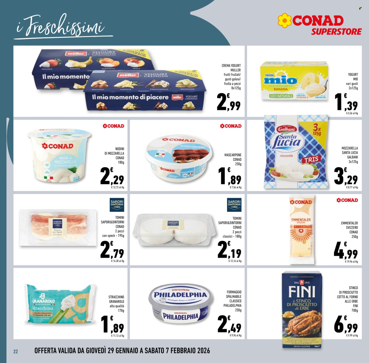 Volantino Conad Superstore - 29/1/2026 - 7/2/2026. Pagina 22