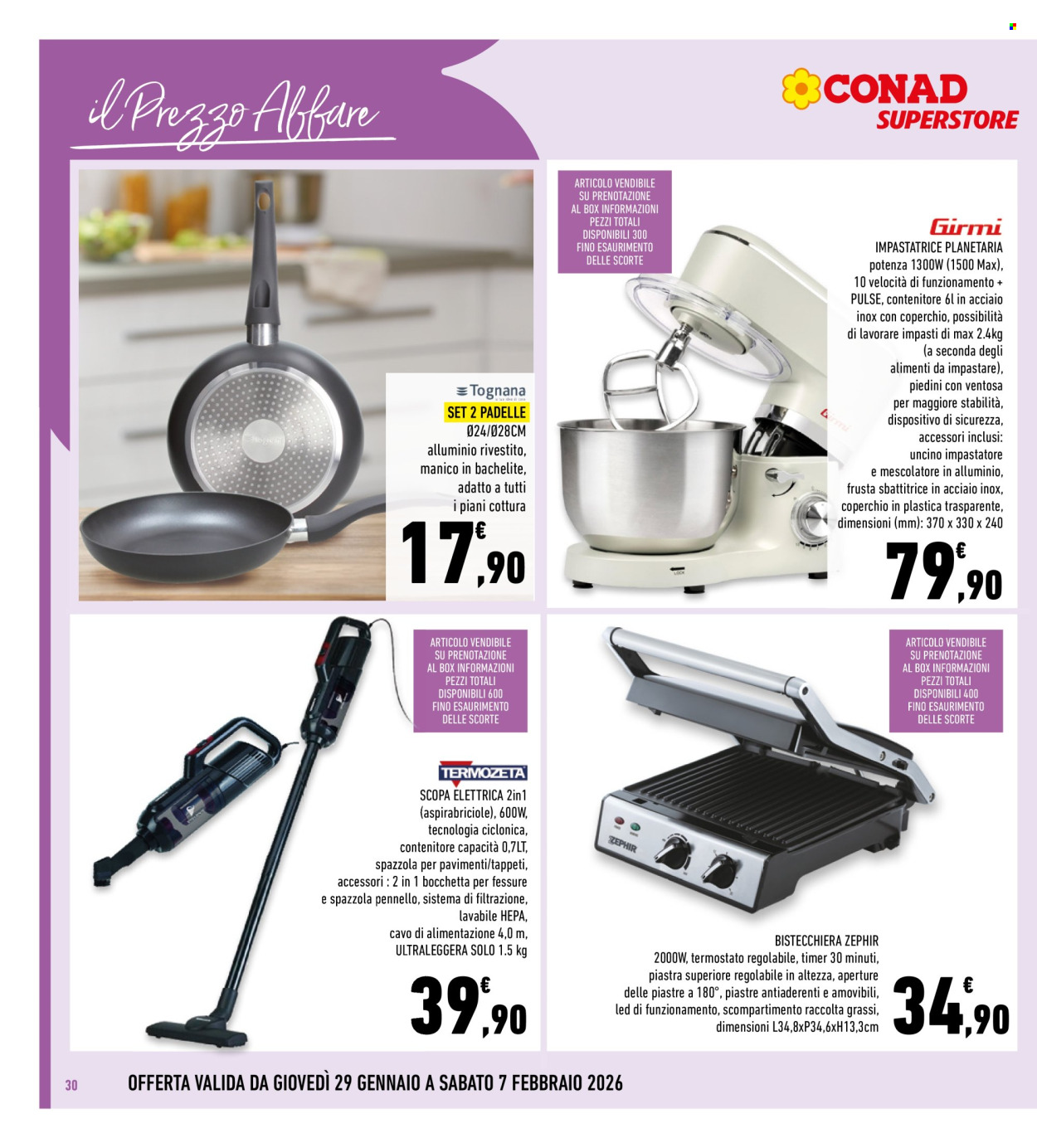 Volantino Conad Superstore - 29/1/2026 - 7/2/2026. Pagina 30