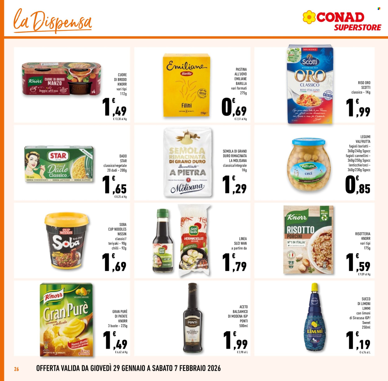 Volantino Conad Superstore - 29/1/2026 - 7/2/2026. Pagina 26
