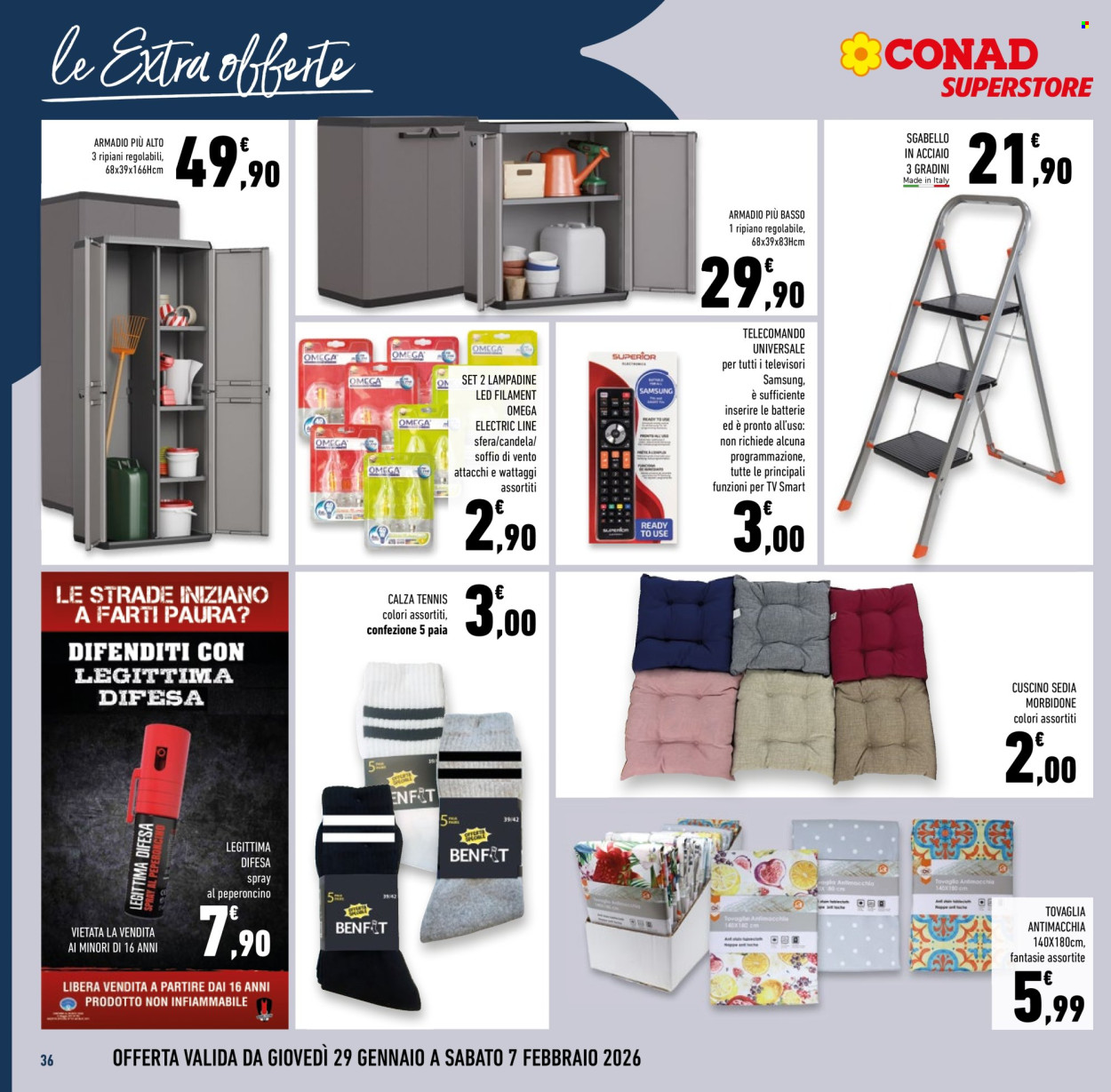 Volantino Conad Superstore - 29/1/2026 - 7/2/2026. Pagina 36