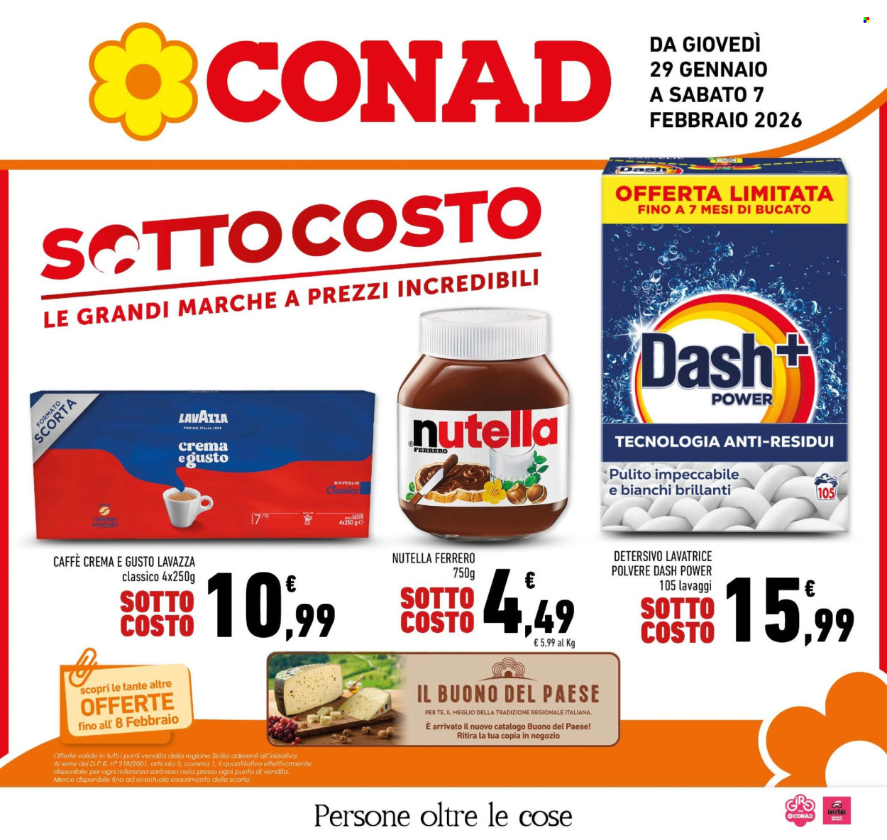 Volantino Conad - 29/1/2026 - 7/2/2026. Pagina 1