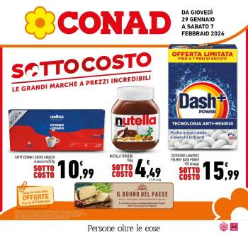 Volantino Conad - 29/1/2026 - 7/2/2026.