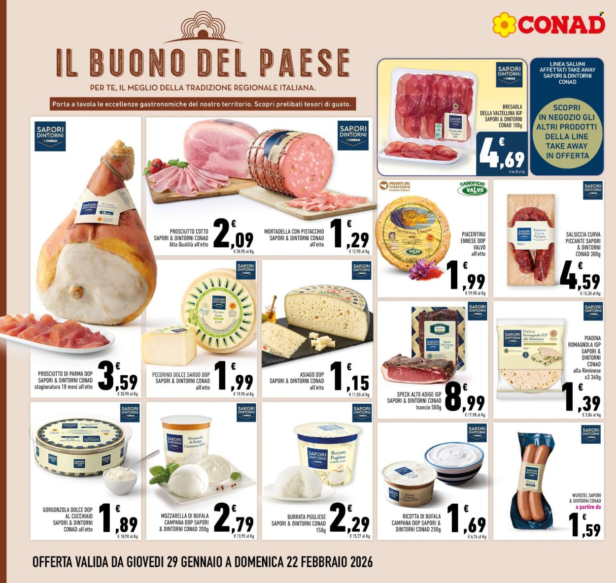 Volantino Conad - 29/1/2026 - 7/2/2026. Pagina 10