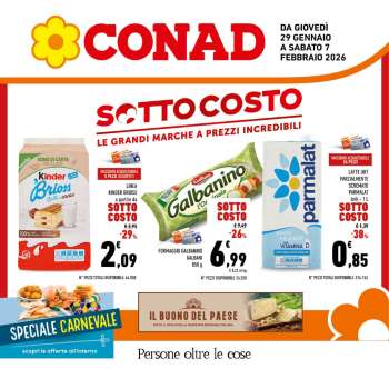 Volantino Conad - 29/1/2026 - 7/2/2026.