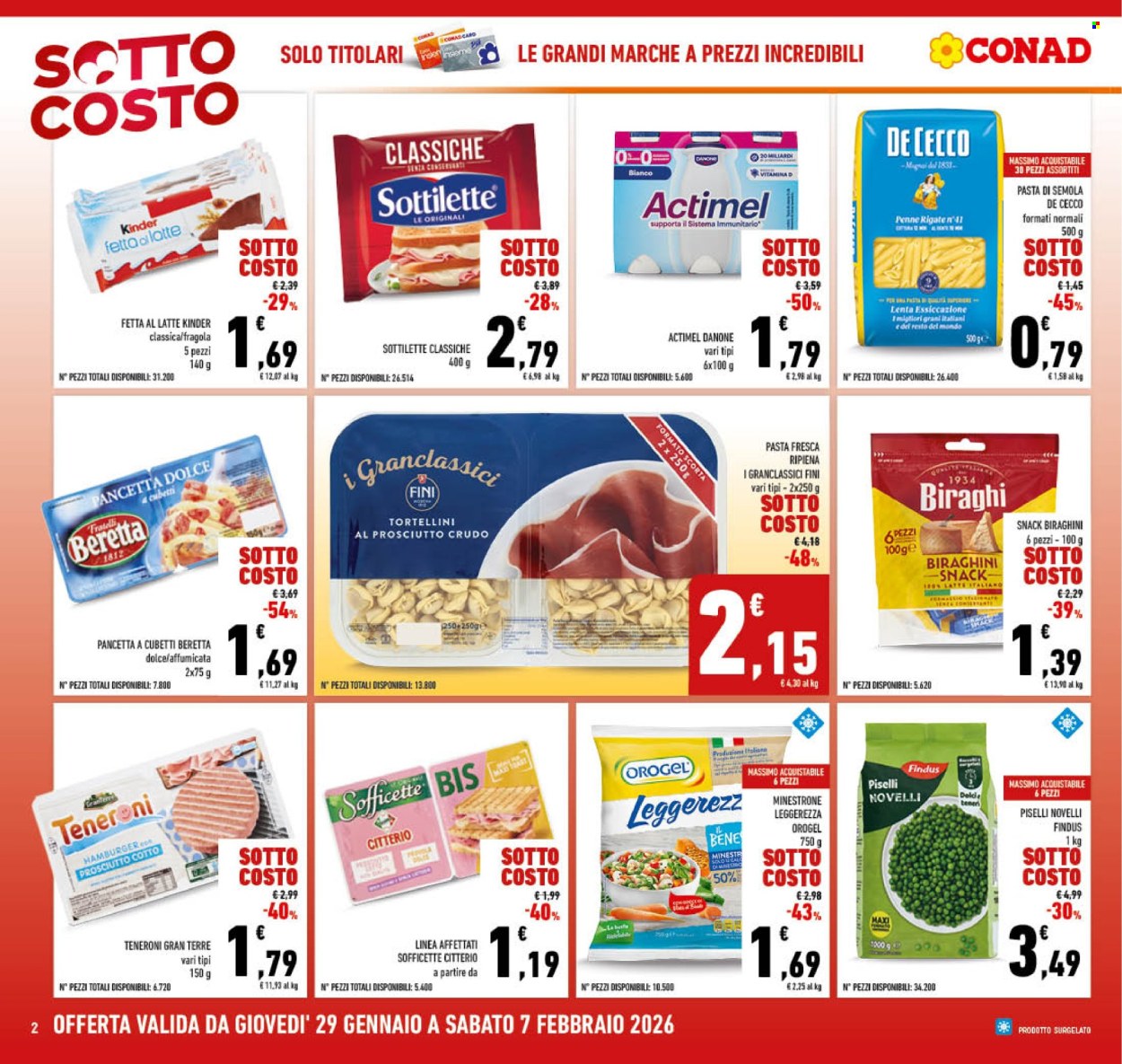 Volantino Conad - 29/1/2026 - 7/2/2026. Pagina 2