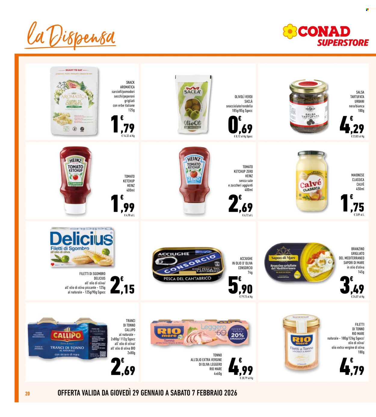 Volantino Conad Superstore - 29/1/2026 - 7/2/2026. Pagina 20