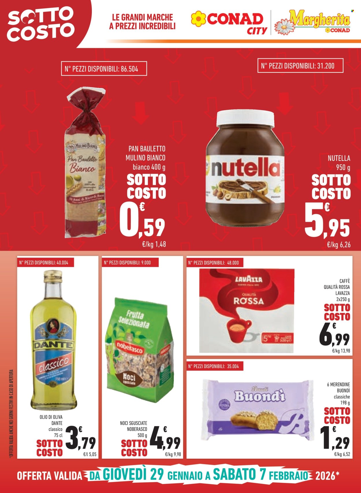 Volantino Margherita Conad - 29/1/2026 - 10/2/2026. Pagina 4