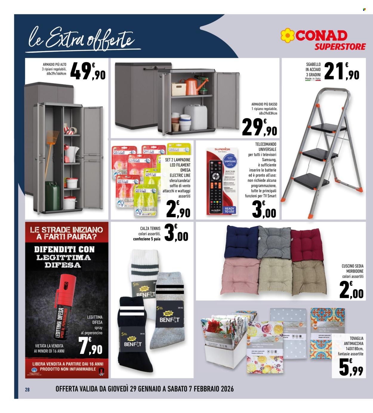 Volantino Conad Superstore - 29/1/2026 - 7/2/2026. Pagina 28