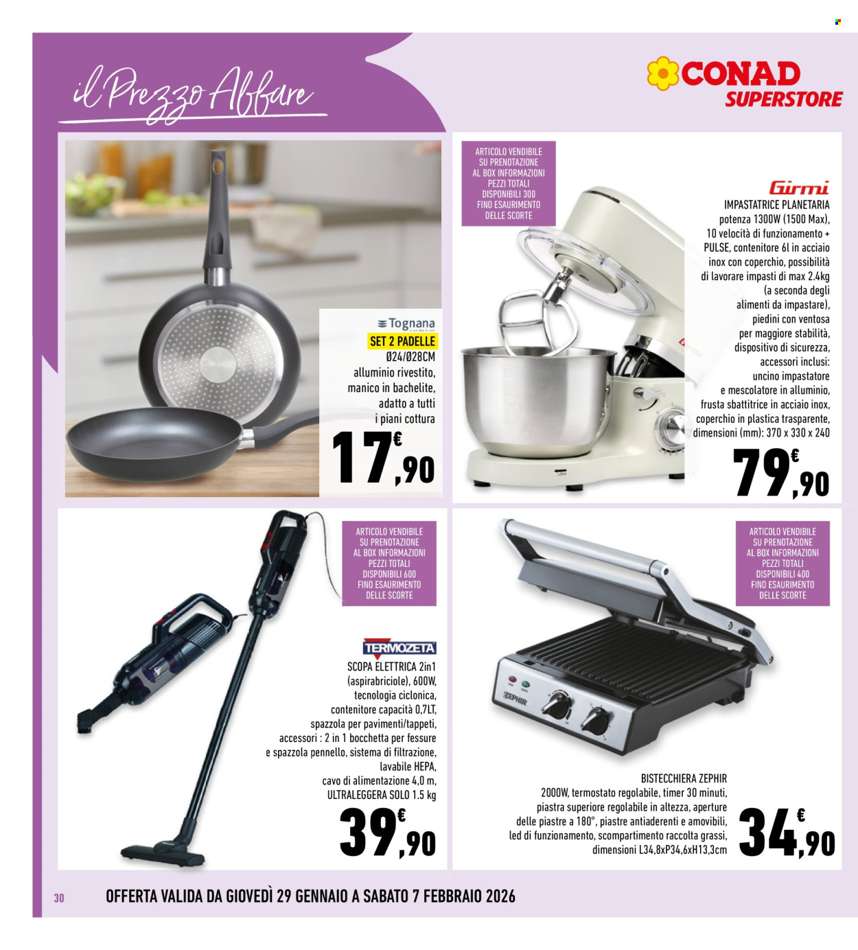 Volantino Conad Superstore - 29/1/2026 - 7/2/2026. Pagina 30