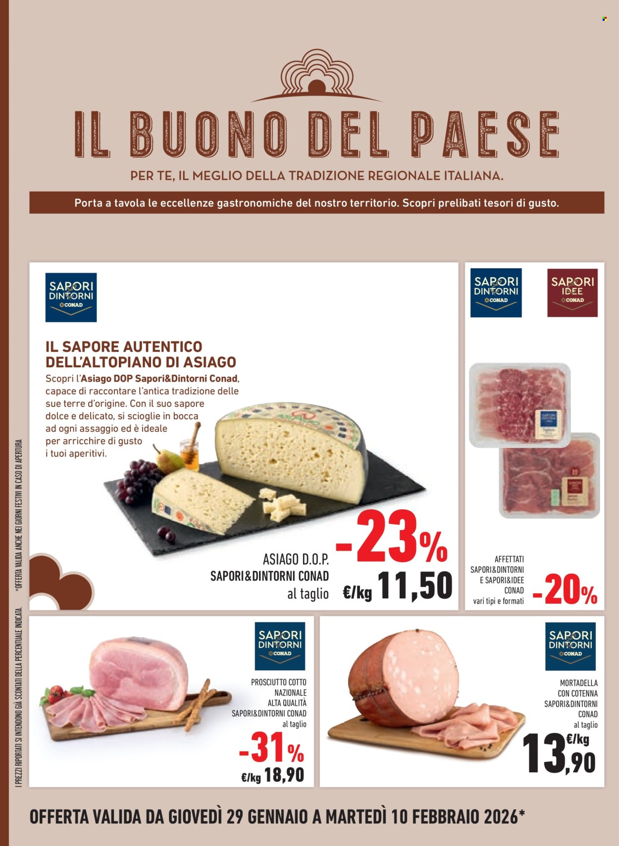 Volantino Margherita Conad - 29/1/2026 - 10/2/2026. Pagina 12