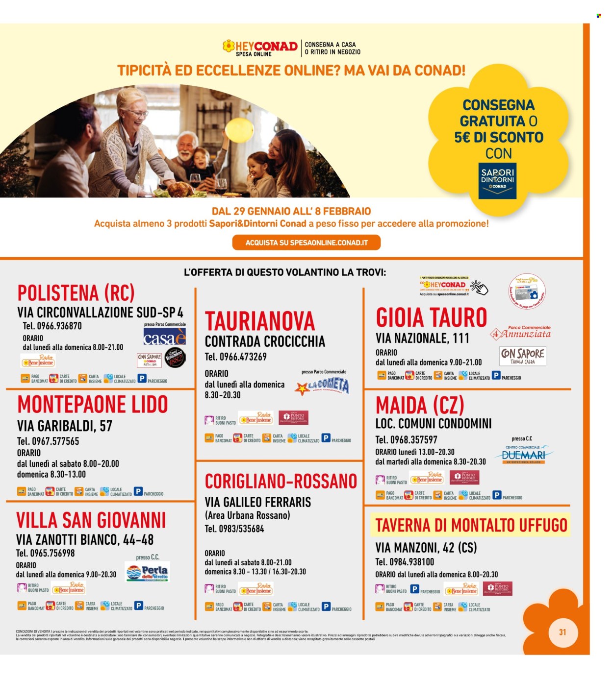 Volantino Conad Superstore - 29/1/2026 - 7/2/2026. Pagina 31