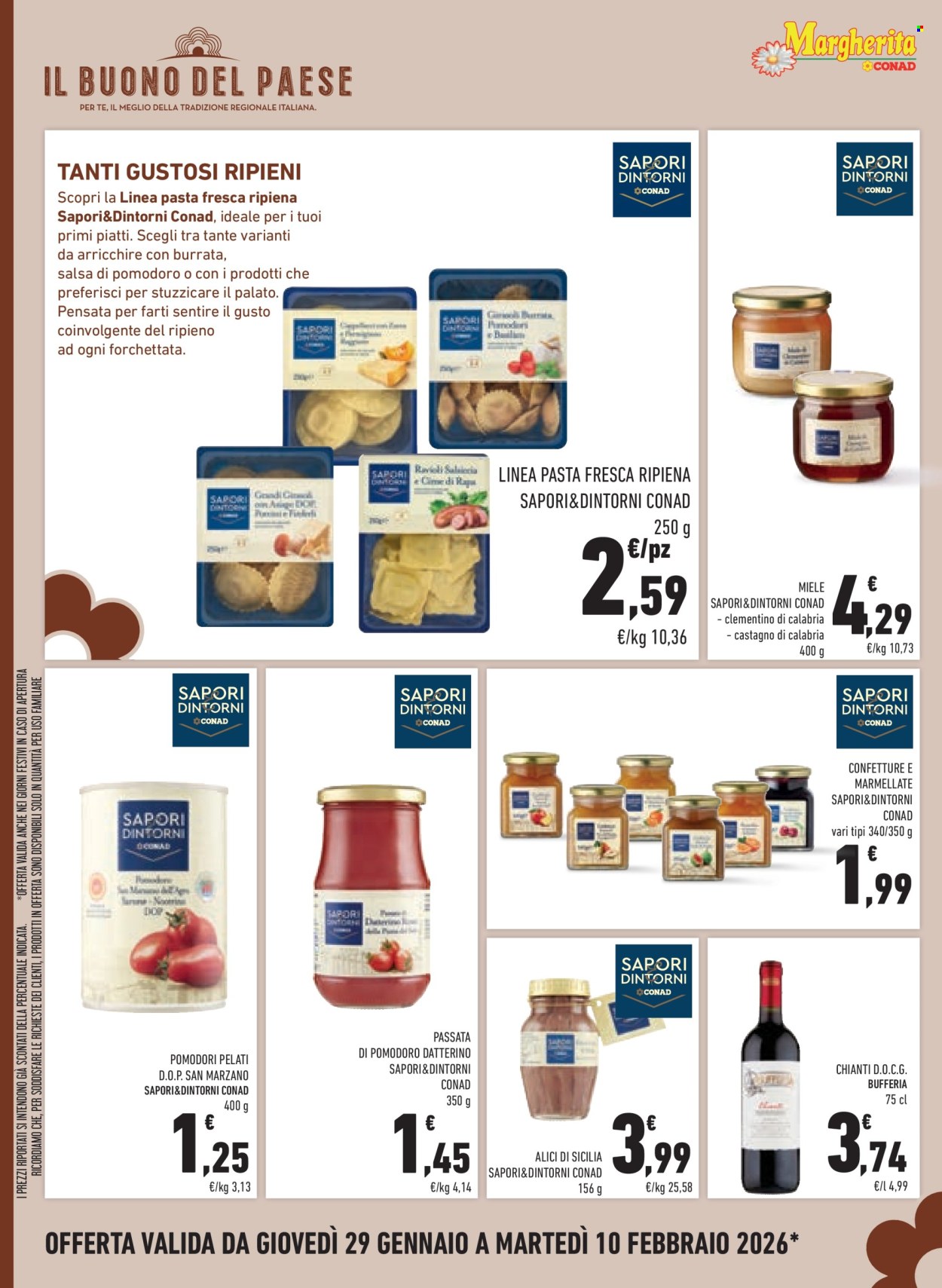 Volantino Margherita Conad - 29/1/2026 - 10/2/2026. Pagina 14