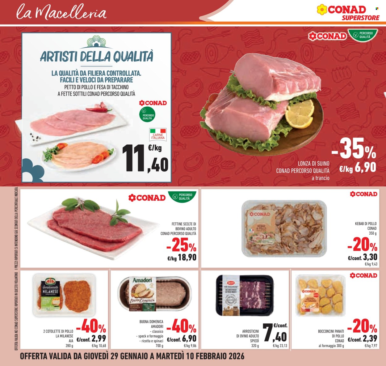 Volantino Conad Superstore - 29/1/2026 - 10/2/2026. Pagina 14