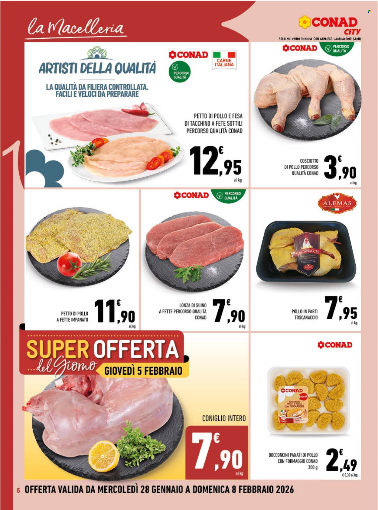 Volantino Conad - 28/1/2026 - 8/2/2026. Pagina 6