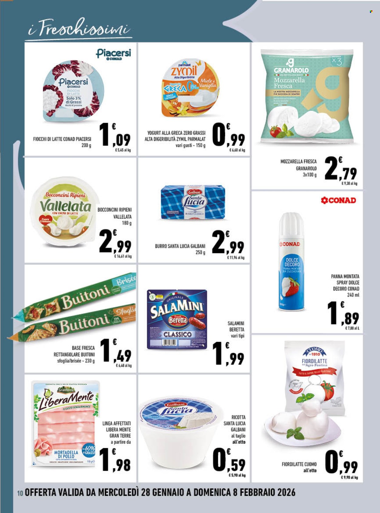 Volantino Conad - 28/1/2026 - 8/2/2026. Pagina 10