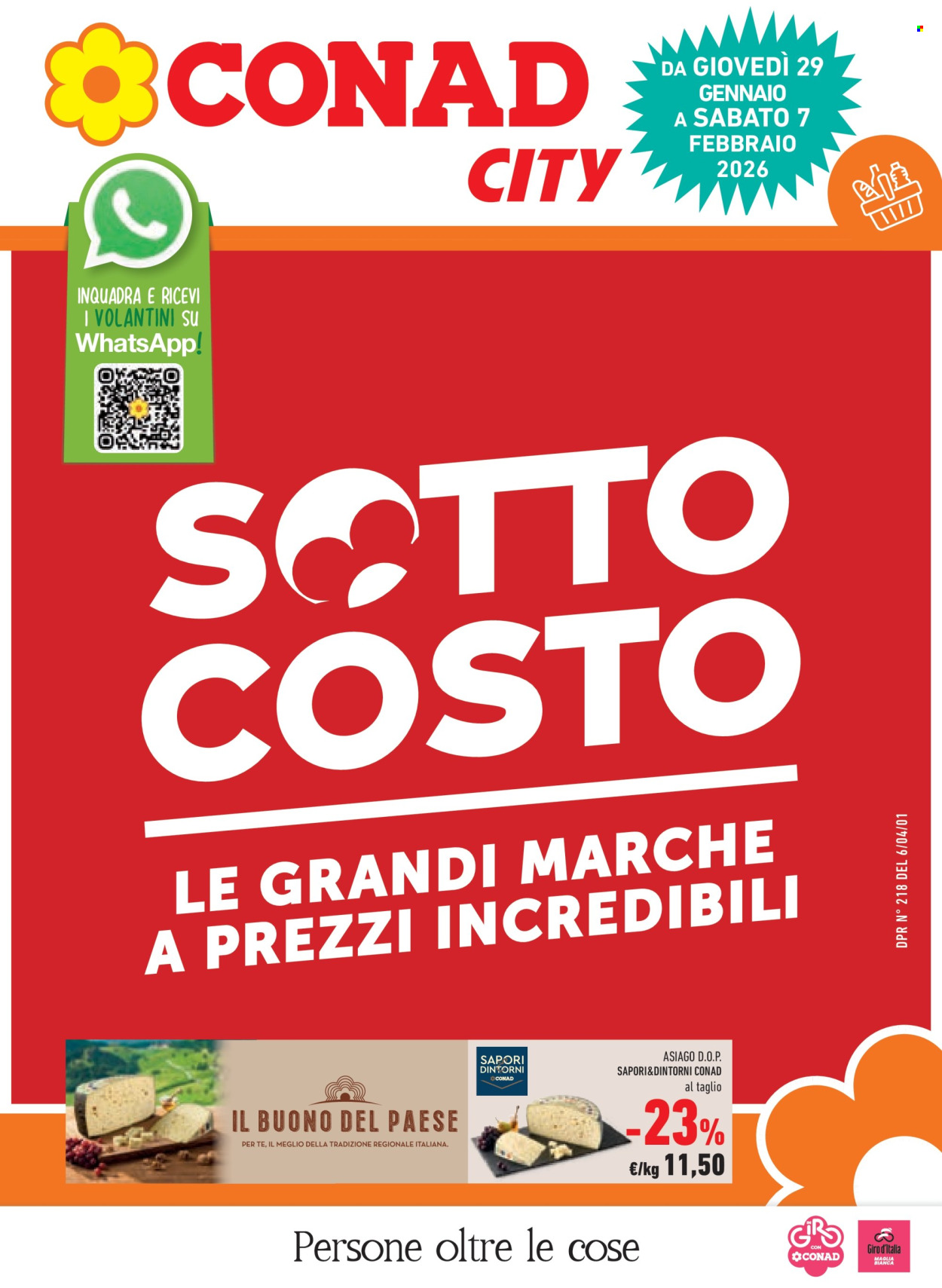 Volantino Conad - 29/1/2026 - 10/2/2026. Pagina 1