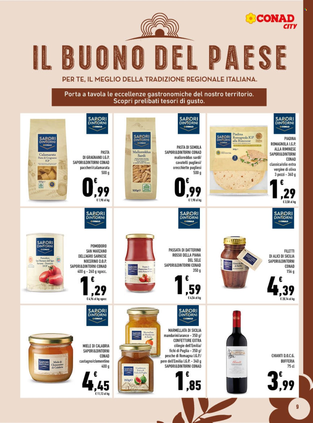 Volantino Conad - 28/1/2026 - 8/2/2026. Pagina 9