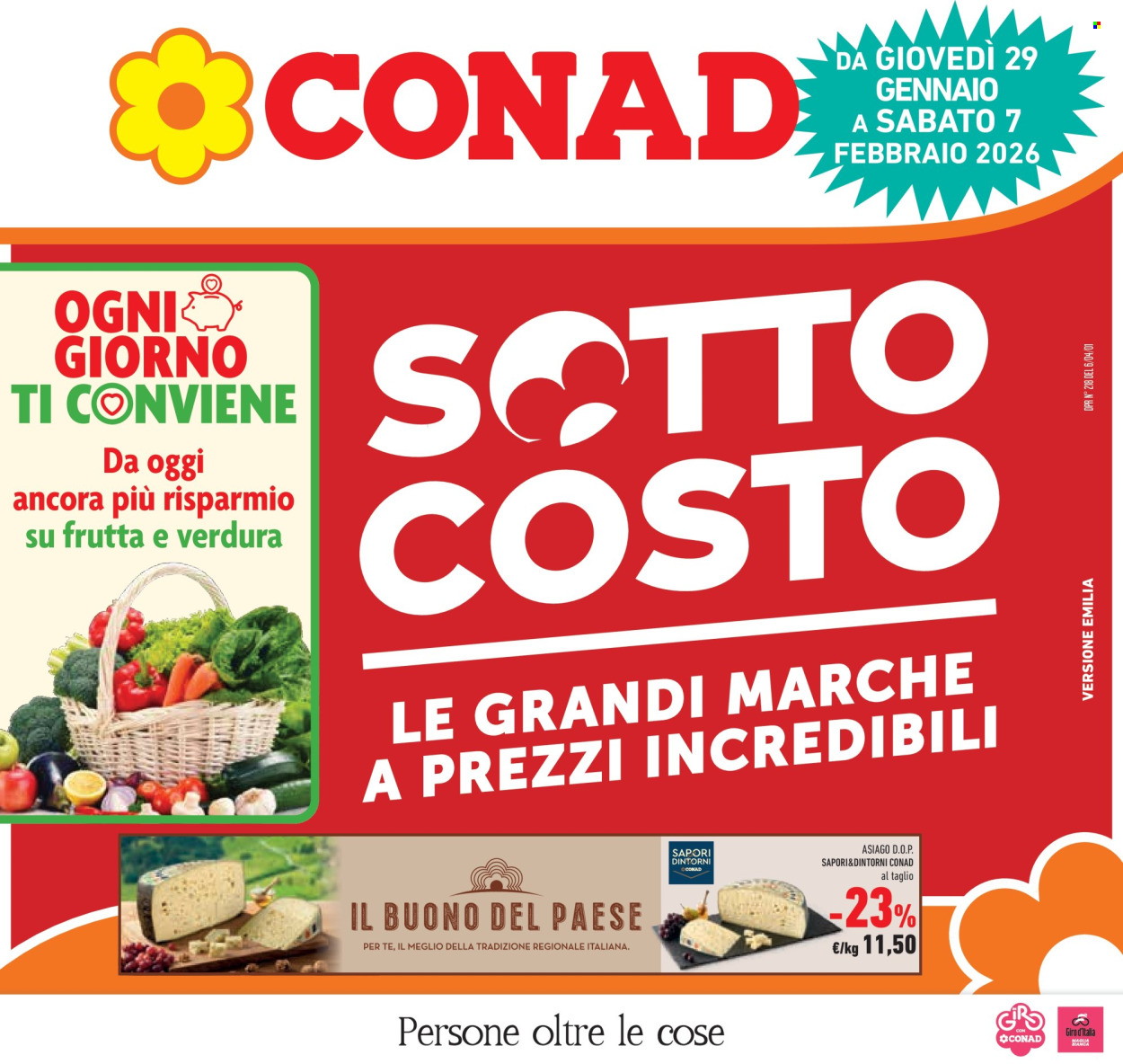 Volantino Conad - 29/1/2026 - 10/2/2026. Pagina 1