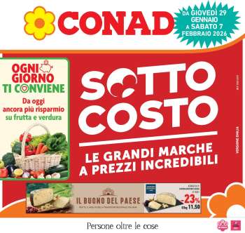 Volantino Conad - 29/1/2026 - 10/2/2026.