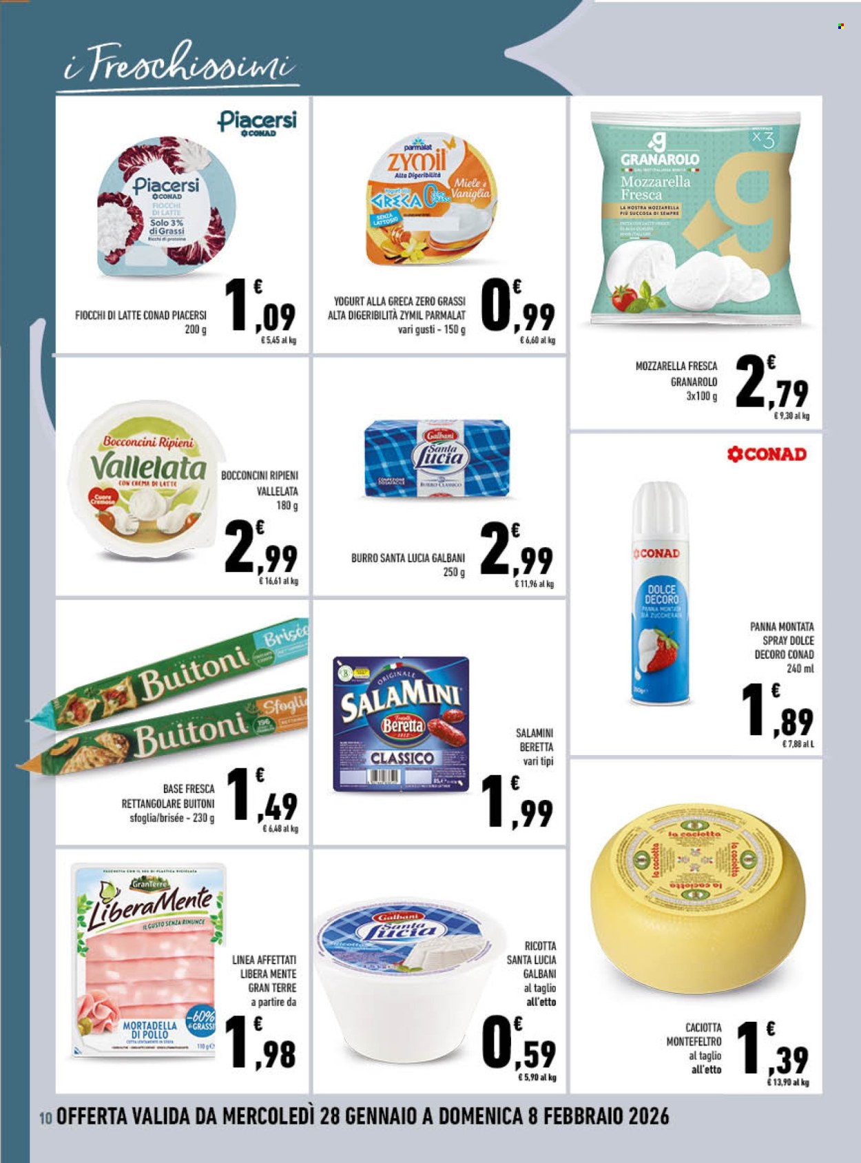 Volantino Conad - 28/1/2026 - 8/2/2026. Pagina 10