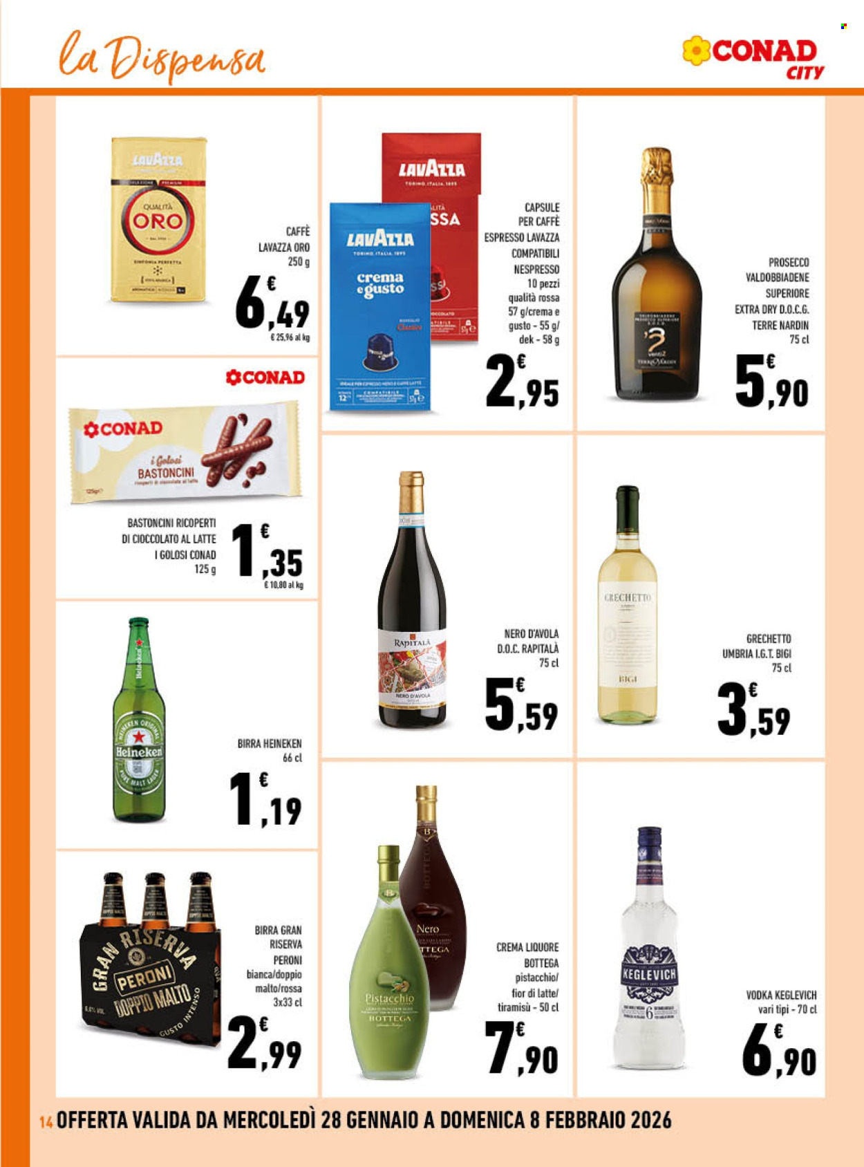 Volantino Conad - 28/1/2026 - 8/2/2026. Pagina 14