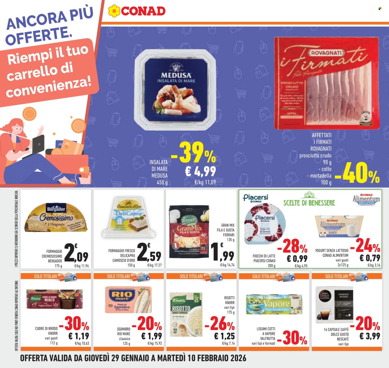 Volantino Conad - 29/1/2026 - 10/2/2026. Pagina 26