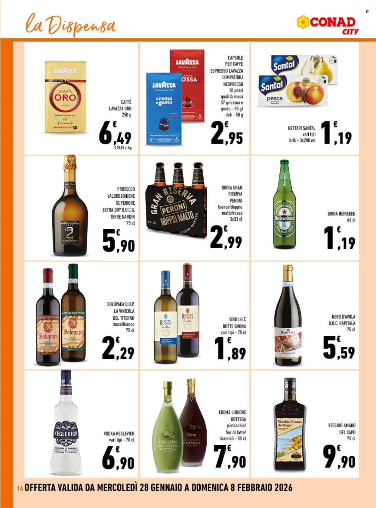 Volantino Conad City - 28/1/2026 - 8/2/2026. Pagina 14