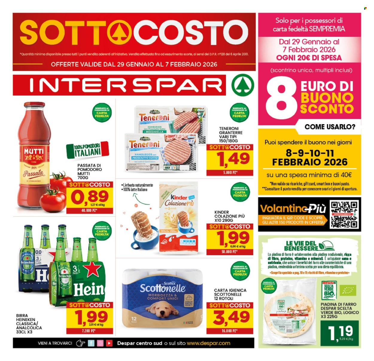 Volantino Interspar - 29/1/2026 - 7/2/2026. Pagina 1