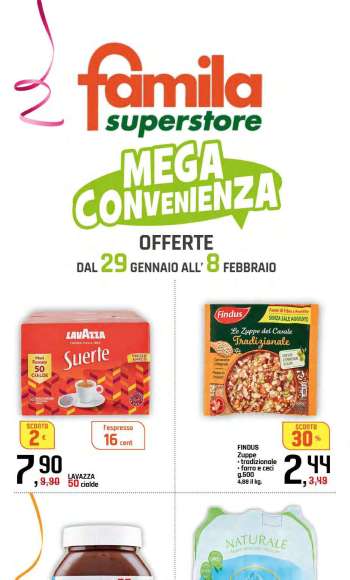 Volantino Famila - 29/1/2026 - 8/2/2026.