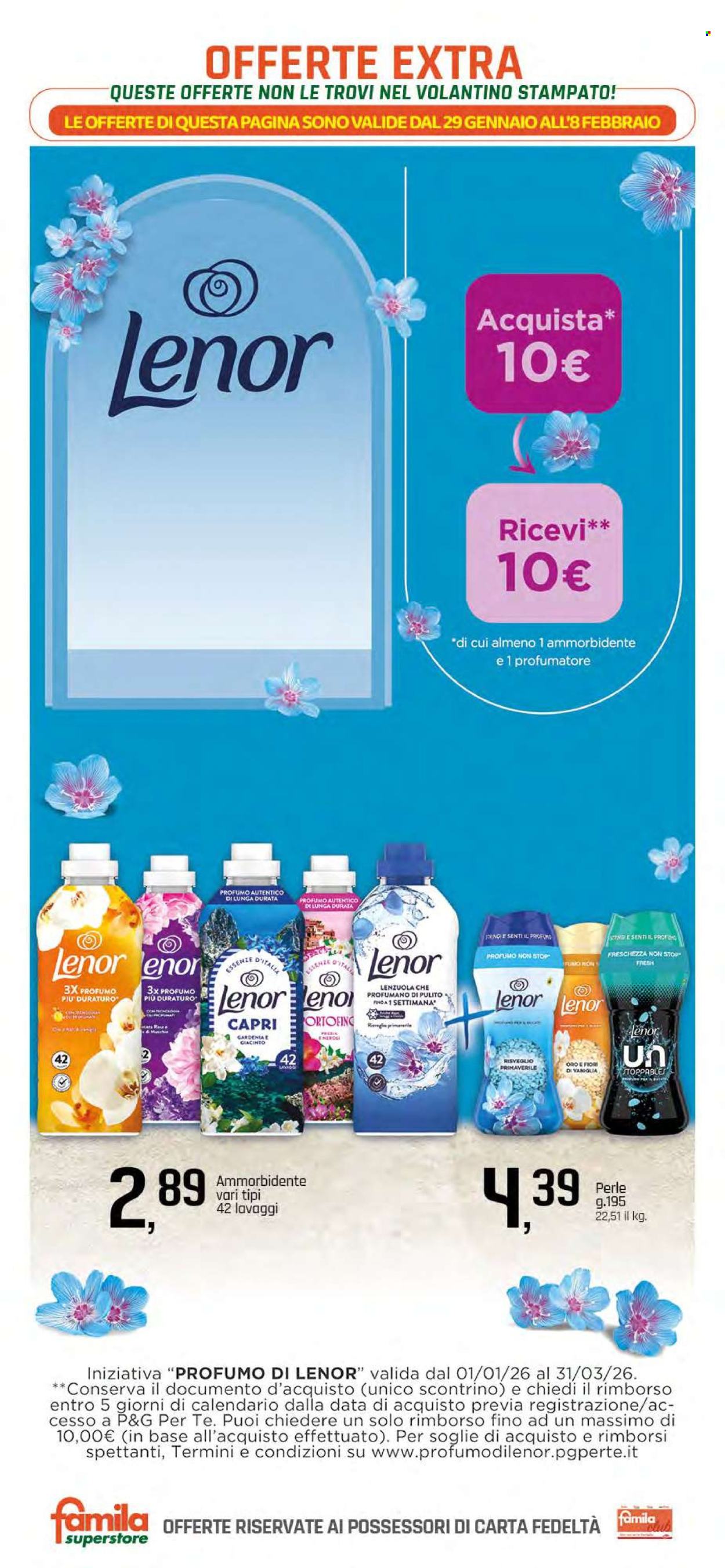 Volantino Famila - 29/1/2026 - 8/2/2026. Pagina 26