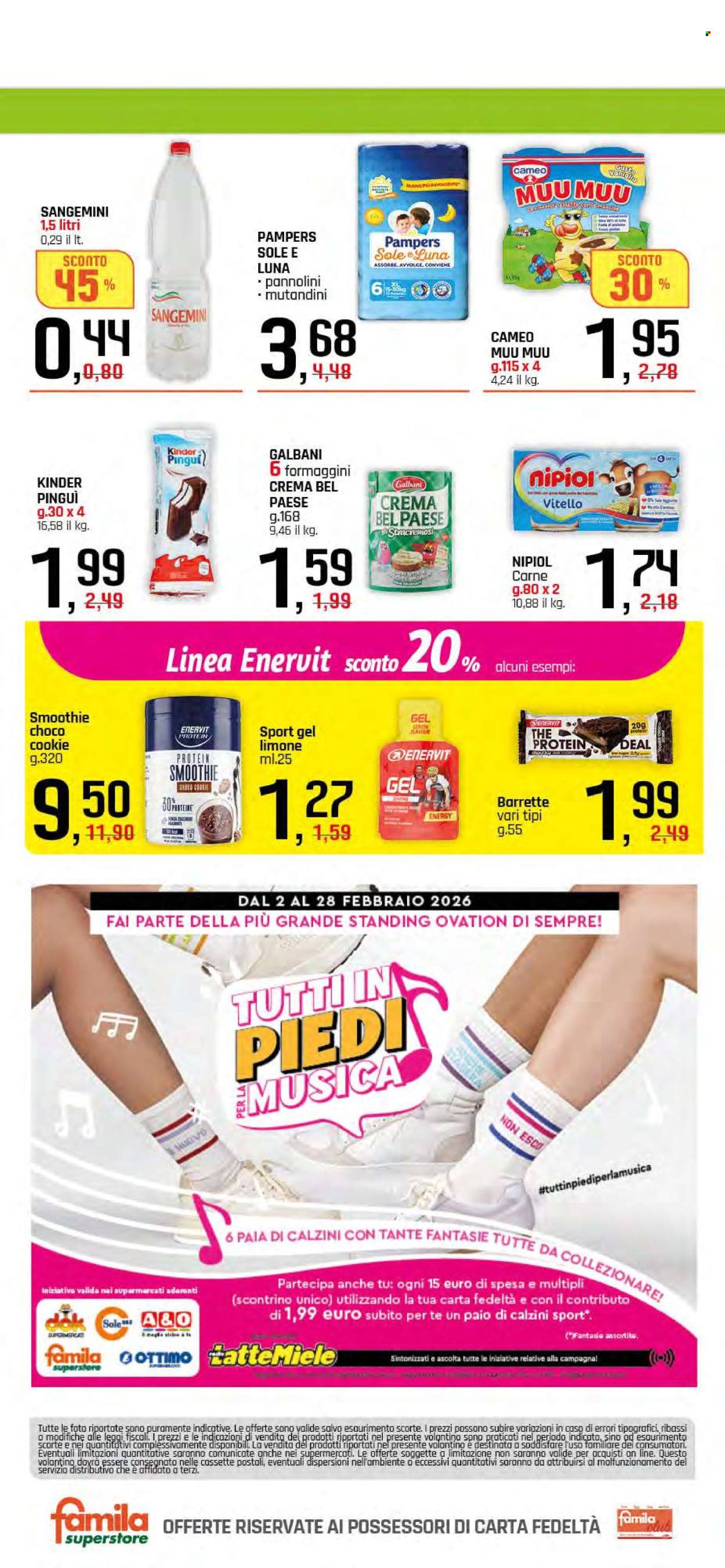 Volantino Famila - 29/1/2026 - 8/2/2026. Pagina 31