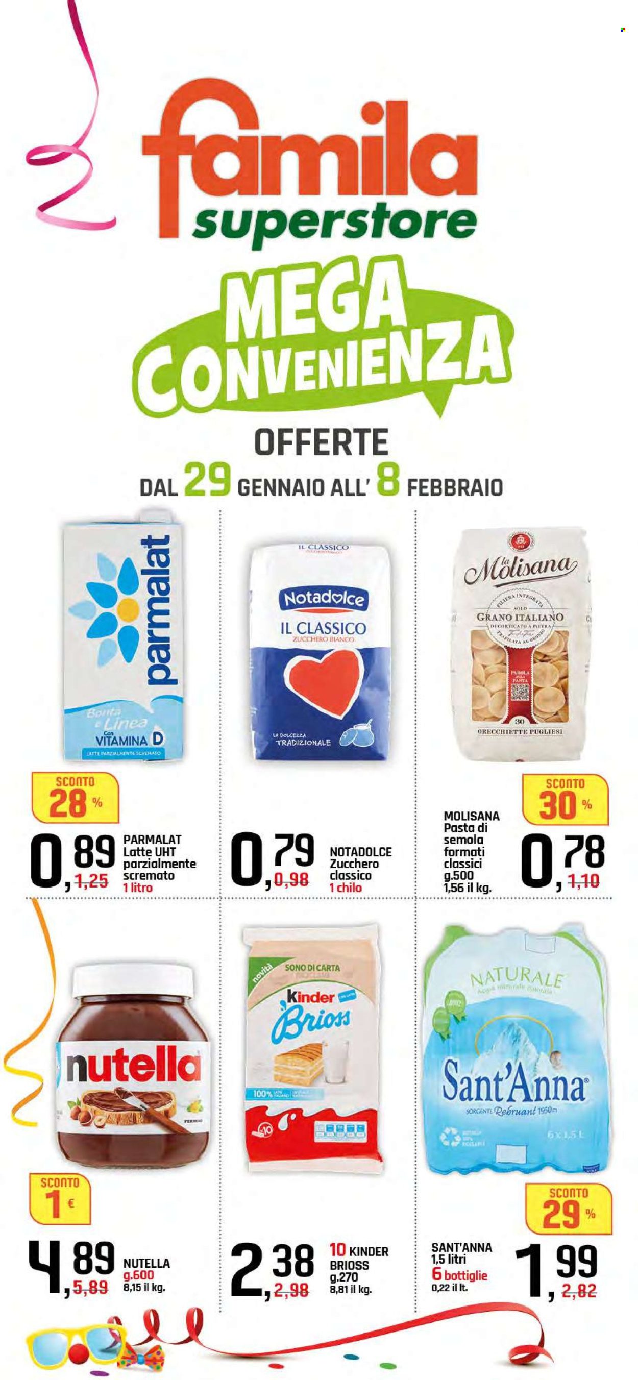 Volantino Famila - 29/1/2026 - 8/2/2026. Pagina 1