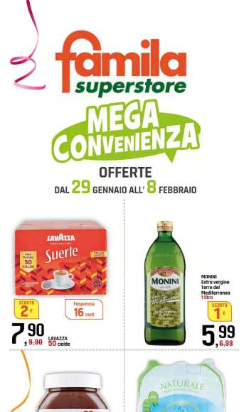 Volantino Famila - 29/1/2026 - 8/2/2026.