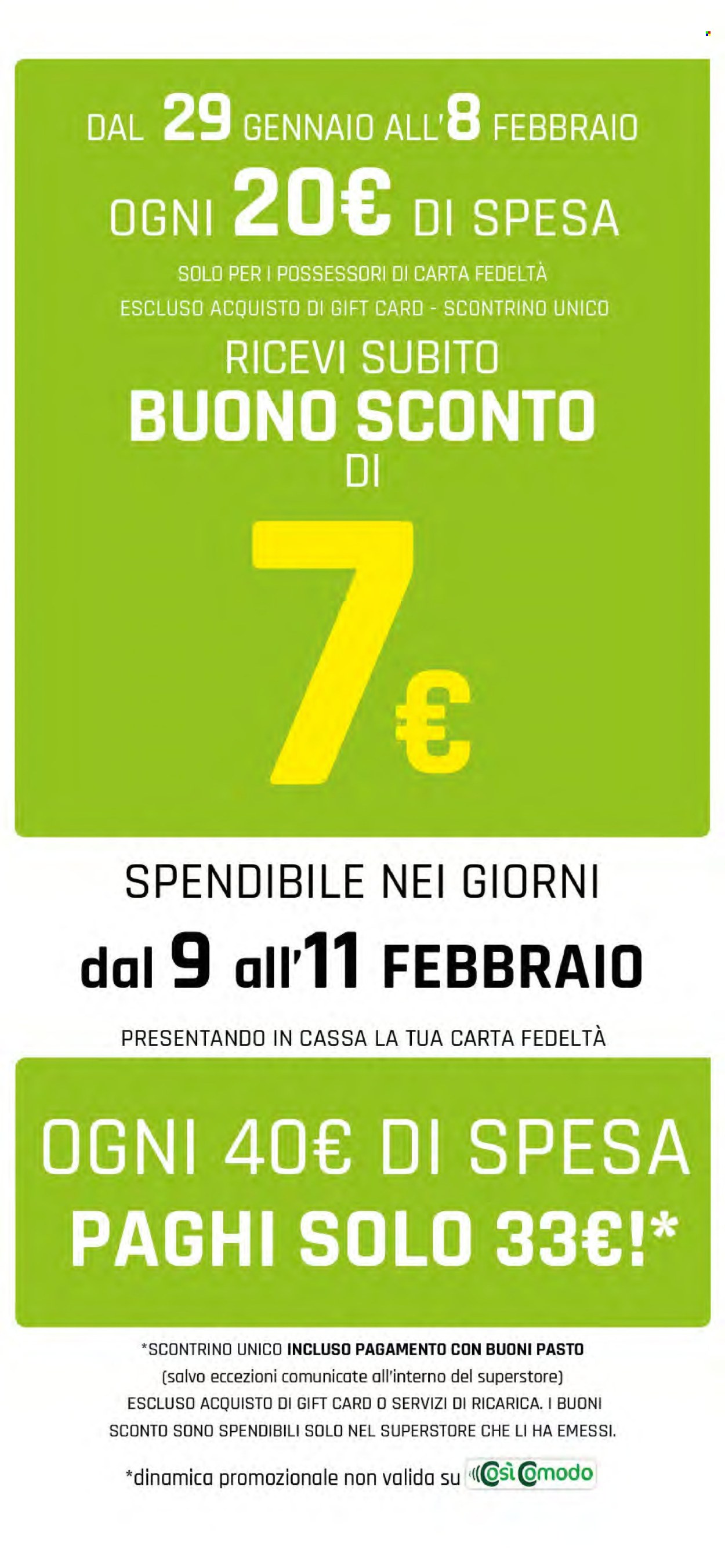 Volantino Famila - 29/1/2026 - 8/2/2026. Pagina 2